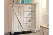 Willowton Whitewash Dressing Chest - B267-48 - Bien Home Furniture & Electronics