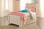 Willowton Whitewash Under Bed Storage with Side Rail - B267-50 - Bien Home Furniture & Electronics