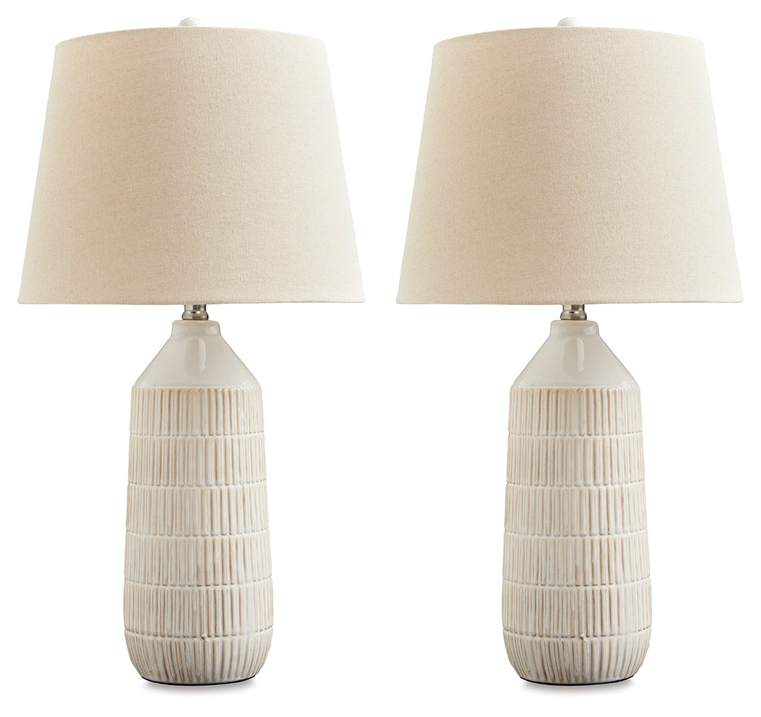 Willport Off White Table Lamp (Set of 2) - L177994 - Bien Home Furniture &amp; Electronics