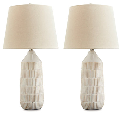 Willport Off White Table Lamp (Set of 2) - L177994 - Bien Home Furniture &amp; Electronics