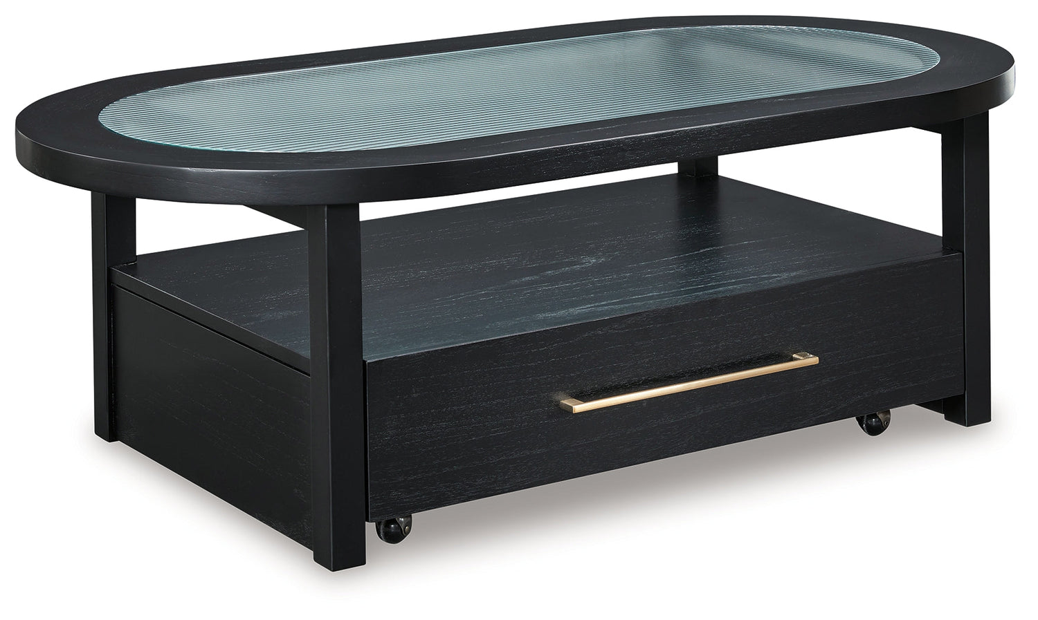 Winbardi Black Coffee Table - T786-0 - Bien Home Furniture & Electronics