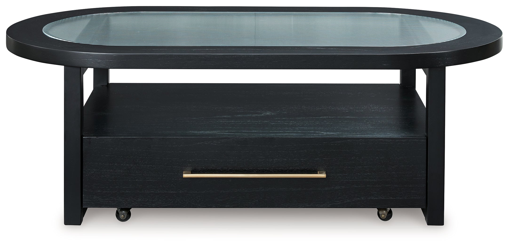 Winbardi Black Coffee Table - T786-0 - Bien Home Furniture &amp; Electronics