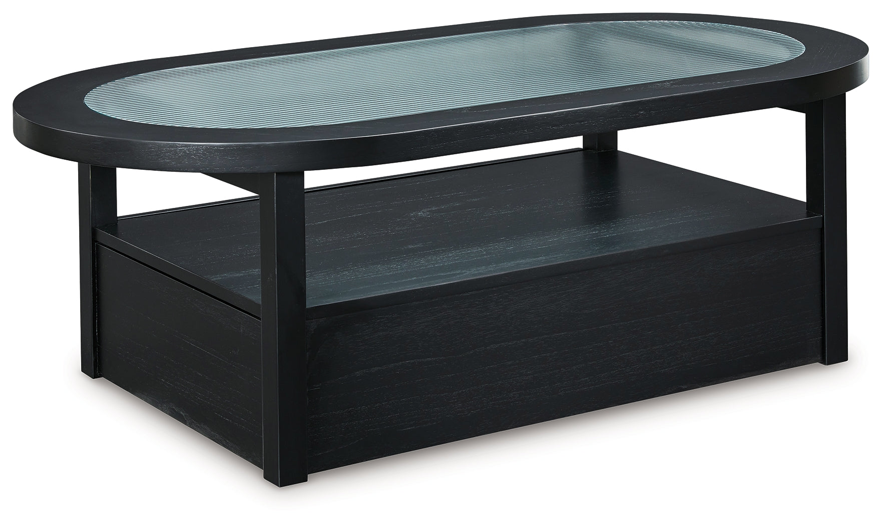 Winbardi Black Coffee Table - T786-0 - Bien Home Furniture &amp; Electronics