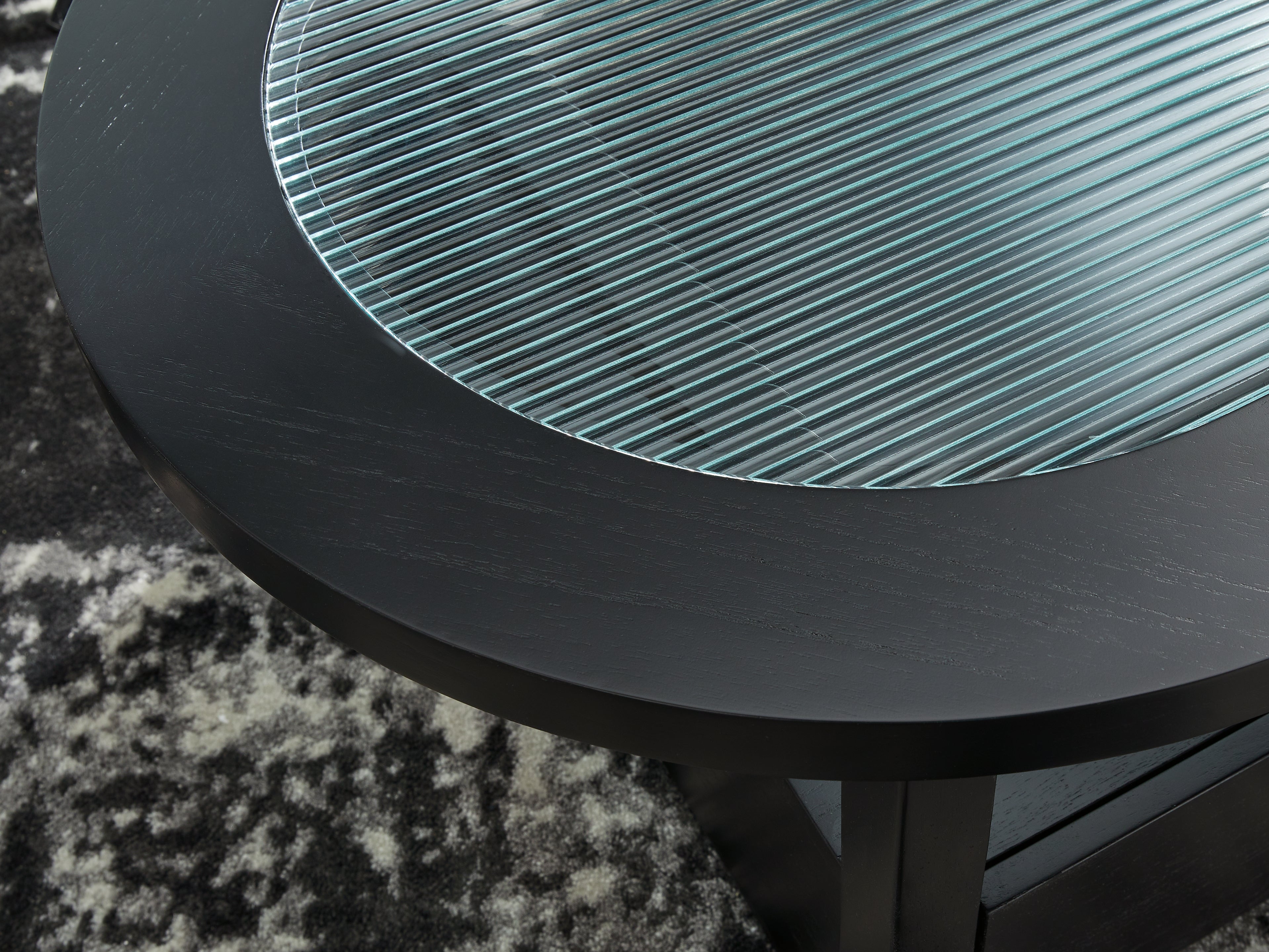 Winbardi Black Coffee Table - T786-0 - Bien Home Furniture & Electronics