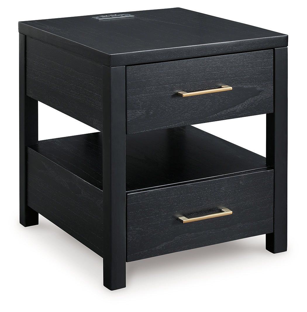 Winbardi Black End Table - T786-3 - Bien Home Furniture & Electronics