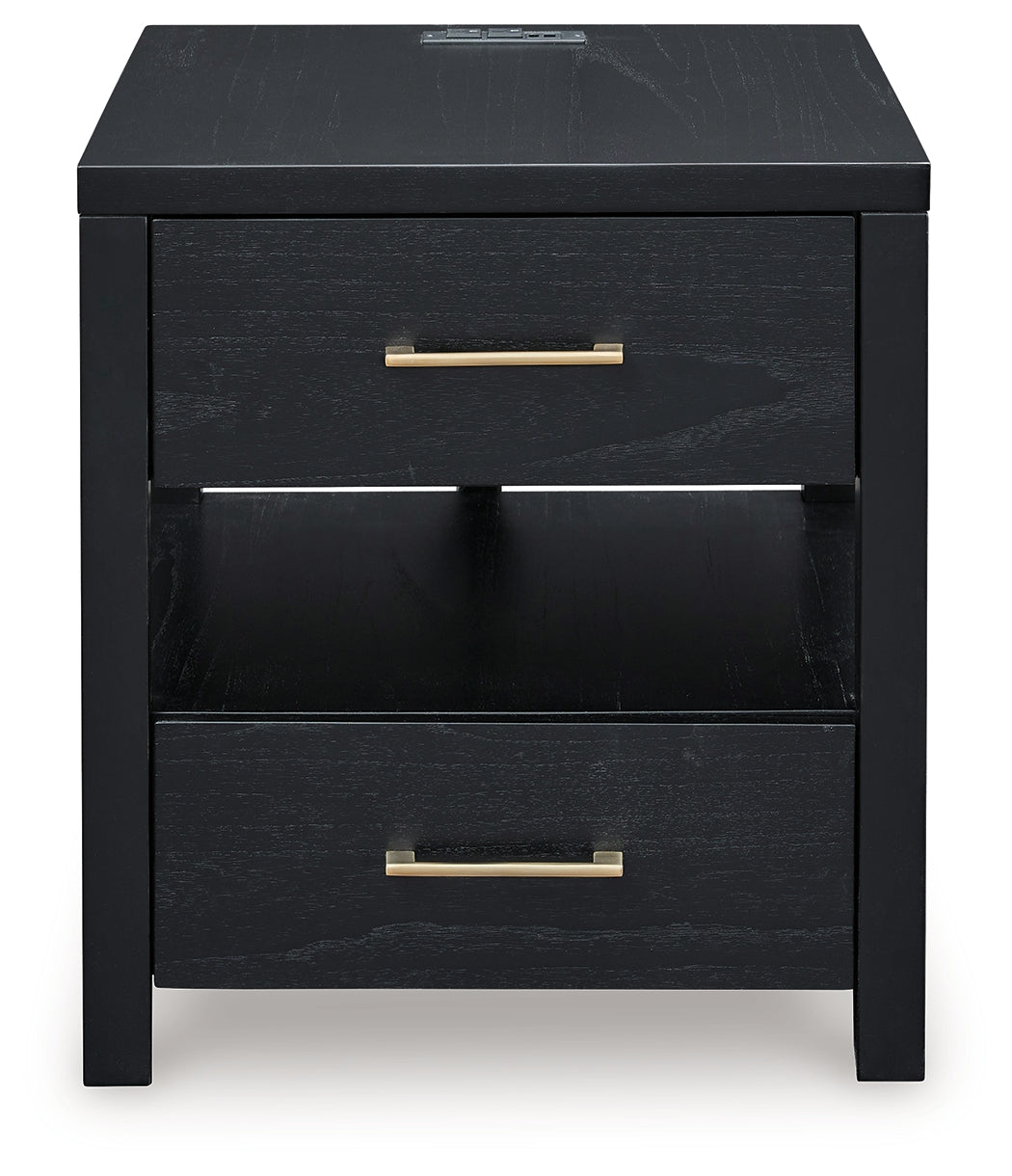 Winbardi Black End Table - T786-3 - Bien Home Furniture & Electronics