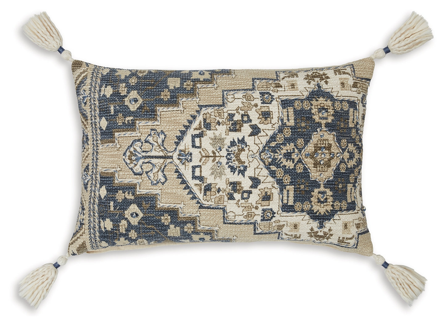Winbury Blue/Tan/White Pillow (Set of 4) - A1001035 - Bien Home Furniture & Electronics