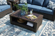 Windglow Brown Outdoor Coffee Table - P340-701 - Bien Home Furniture & Electronics