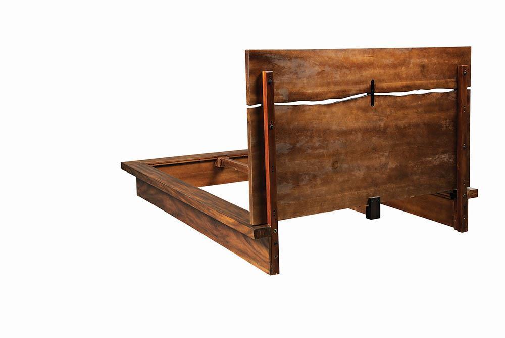 Winslow Eastern King Bed Smokey Walnut/Coffee Bean - 223250KE - Bien Home Furniture & Electronics