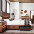 Winslow Storage Eastern King Bed Smokey Walnut/Coffee Bean - 223250SKE - Bien Home Furniture & Electronics