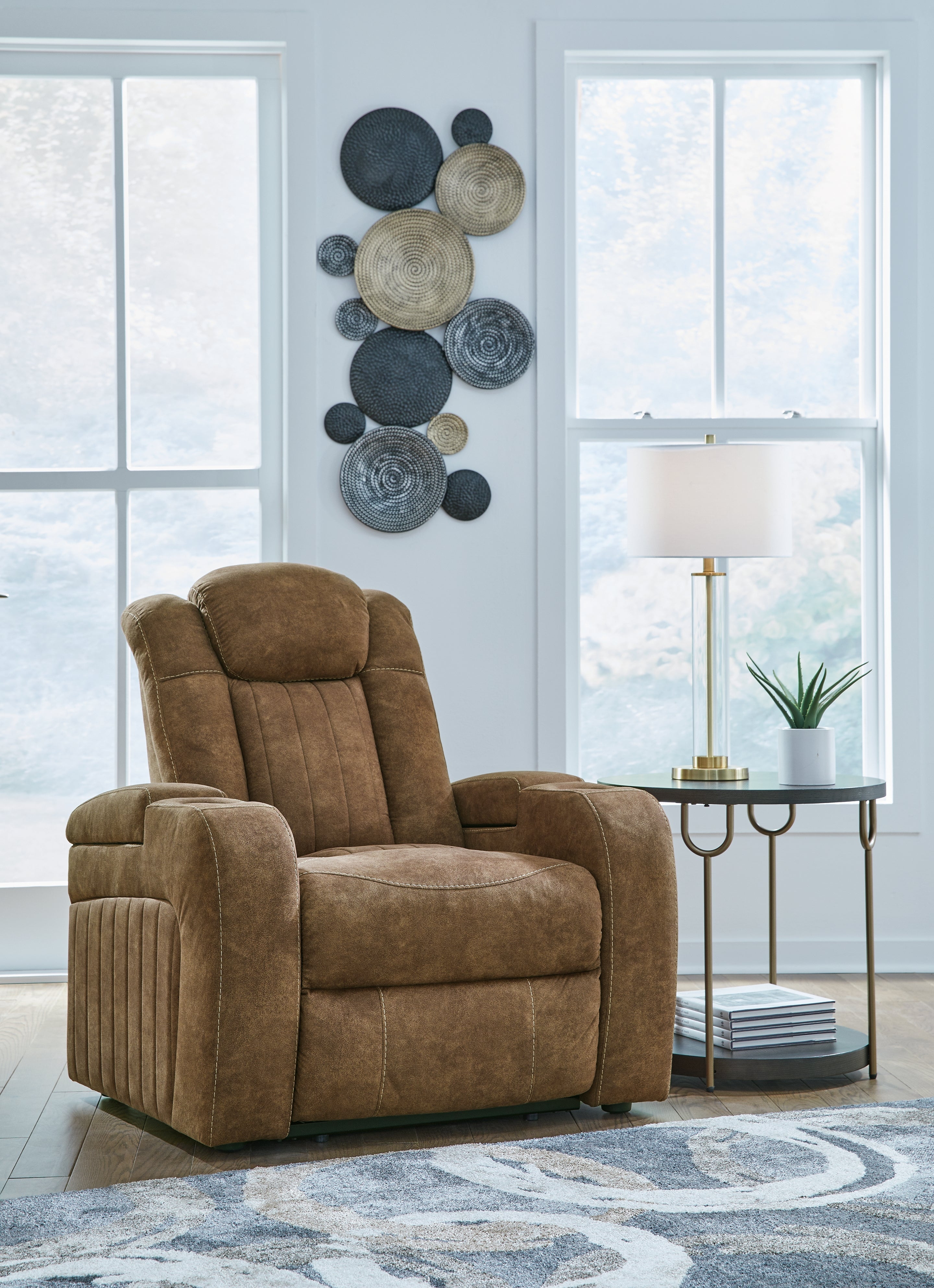 Wolfridge Brindle Power Recliner - 6070313 - Bien Home Furniture & Electronics