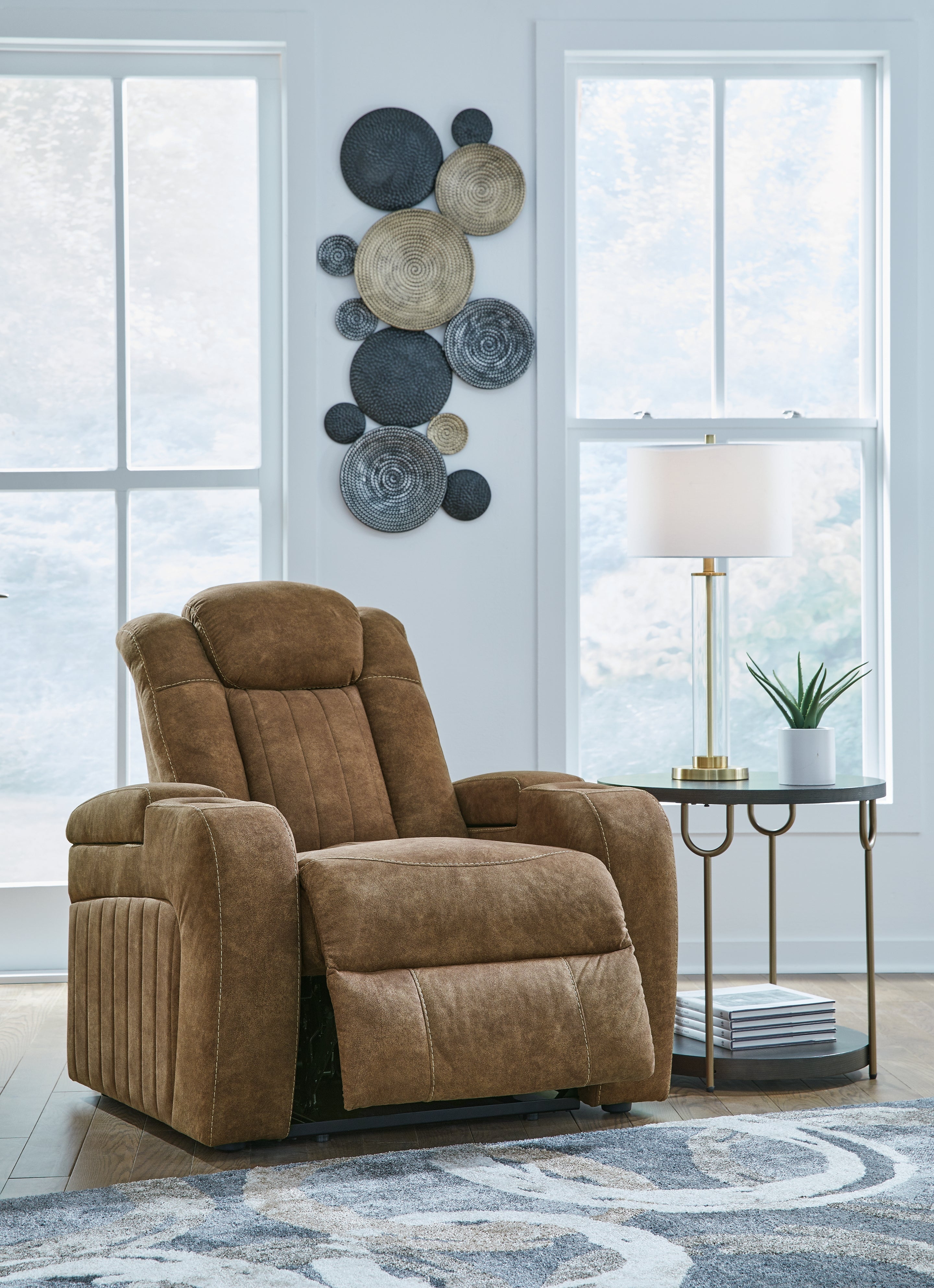 Wolfridge Brindle Power Recliner - 6070313 - Bien Home Furniture & Electronics