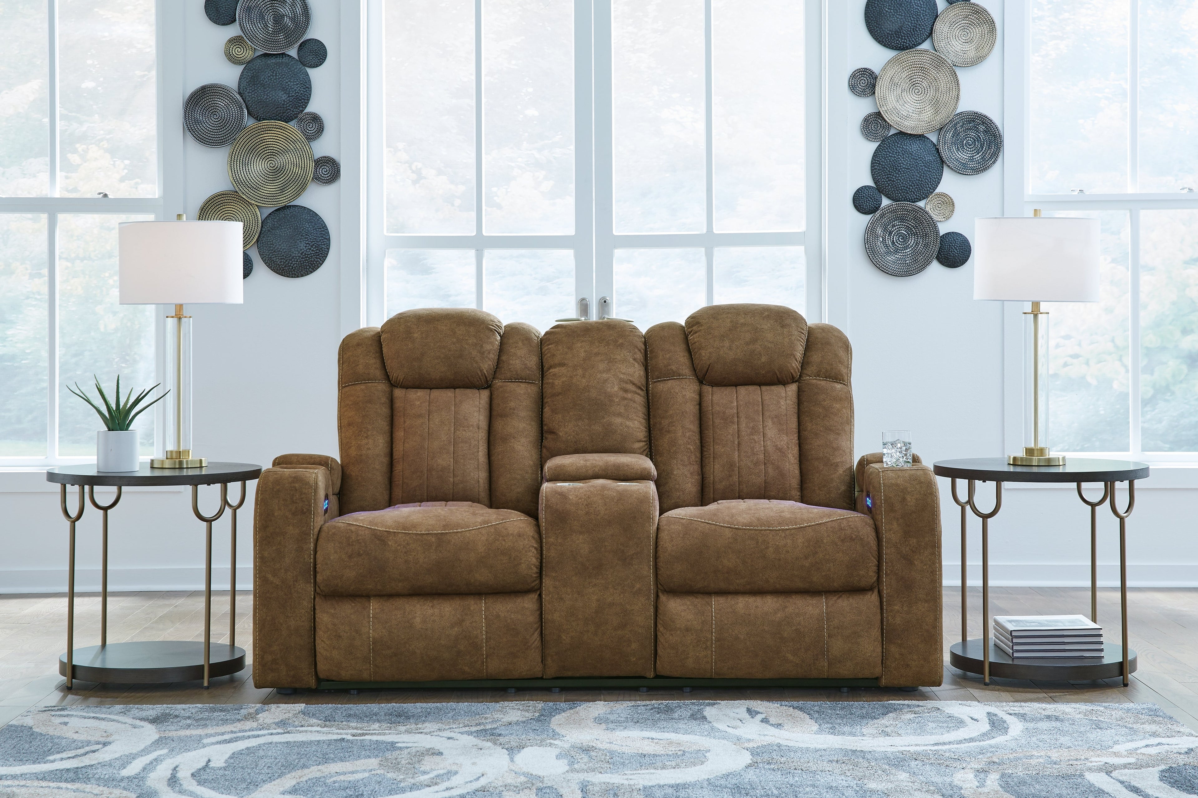 Wolfridge Brindle Power Reclining Loveseat - 6070318 - Bien Home Furniture & Electronics