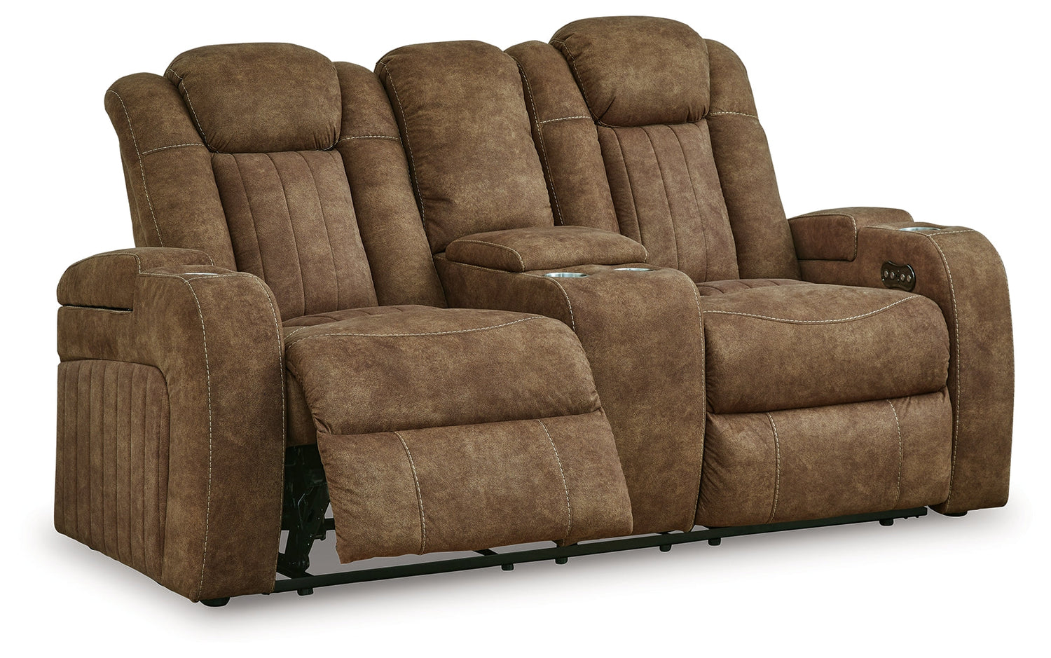 Wolfridge Brindle Power Reclining Loveseat - 6070318 - Bien Home Furniture & Electronics