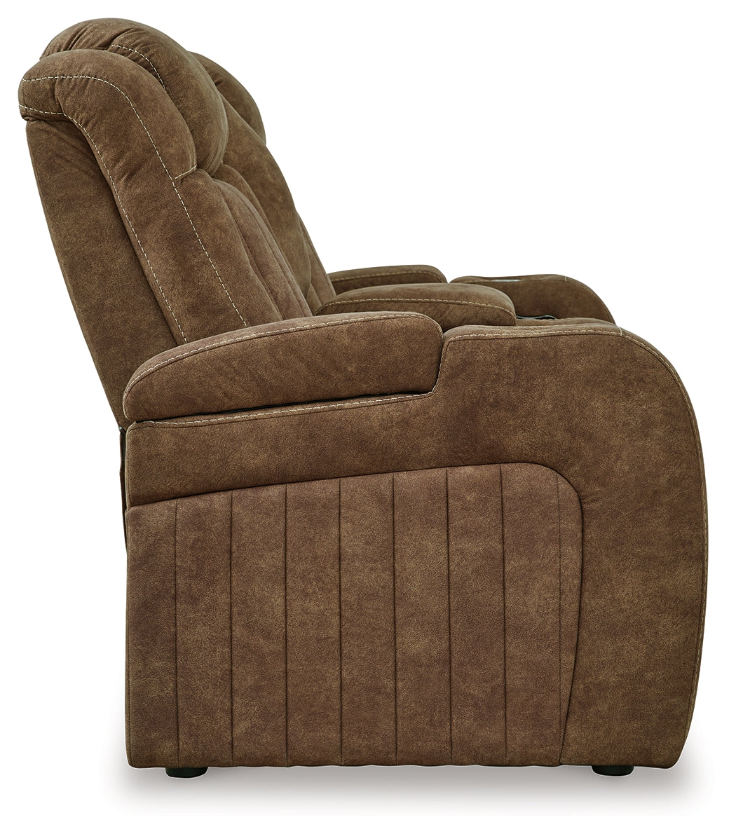 Wolfridge Brindle Power Reclining Loveseat - 6070318 - Bien Home Furniture & Electronics