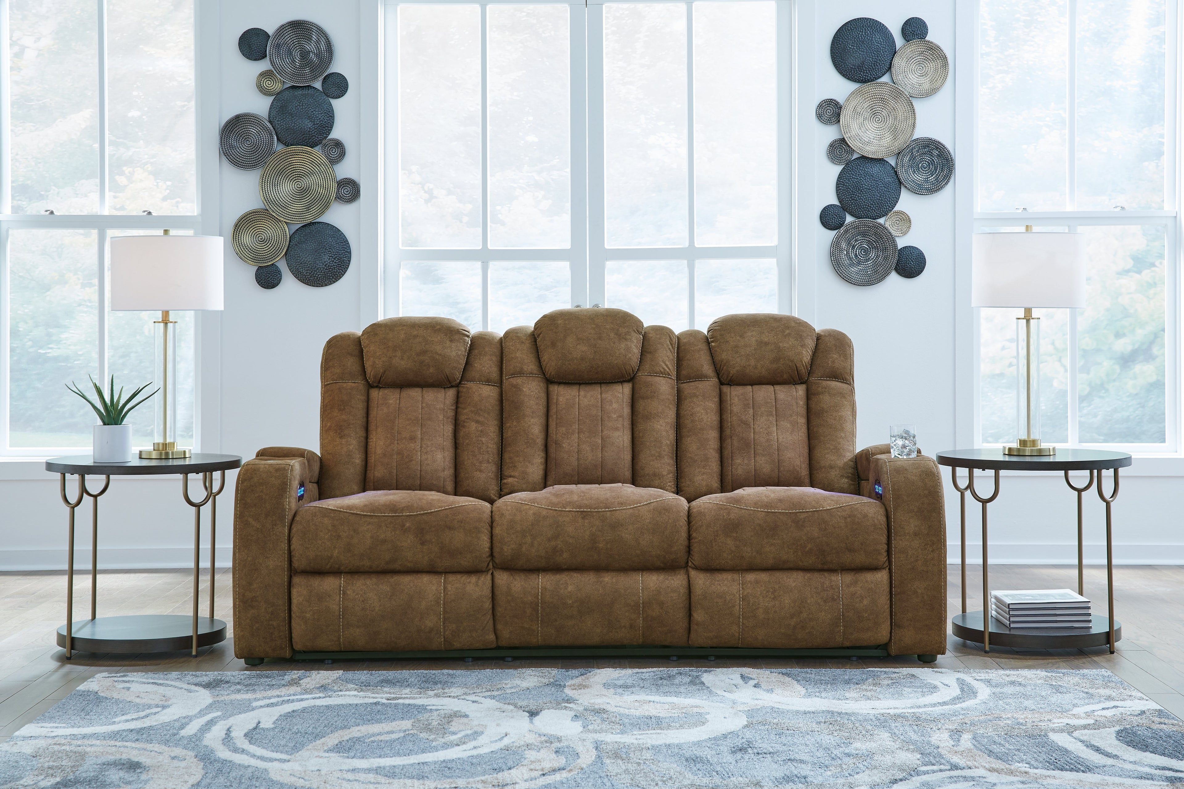 Wolfridge Brindle Power Reclining Sofa - 6070315 - Bien Home Furniture & Electronics