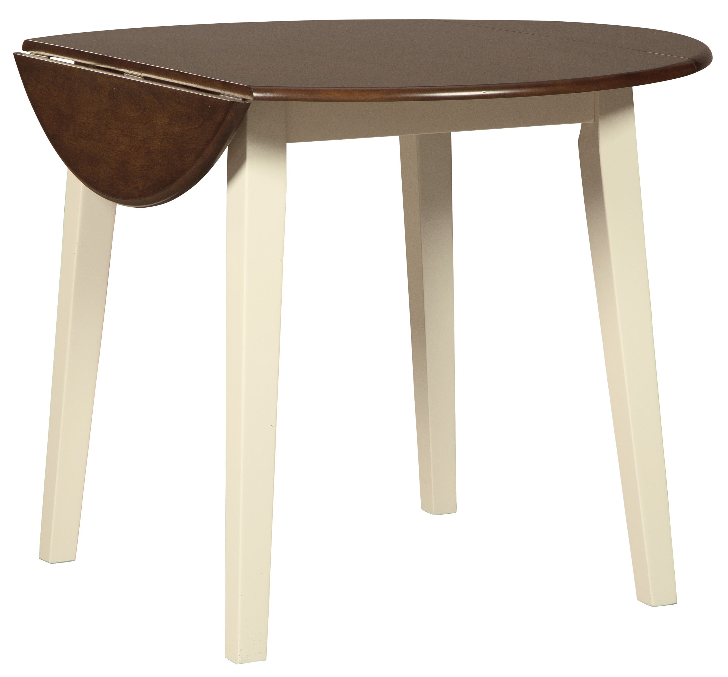 Woodanville Cream/Brown 3-Piece Drop Leaf Dining Set - SET | D335-15 | D335-01 - Bien Home Furniture & Electronics