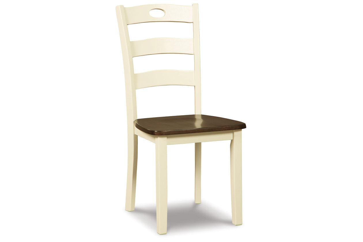 Woodanville Cream/Brown Dining Chair, Set of 2 - D335-01 - Bien Home Furniture & Electronics