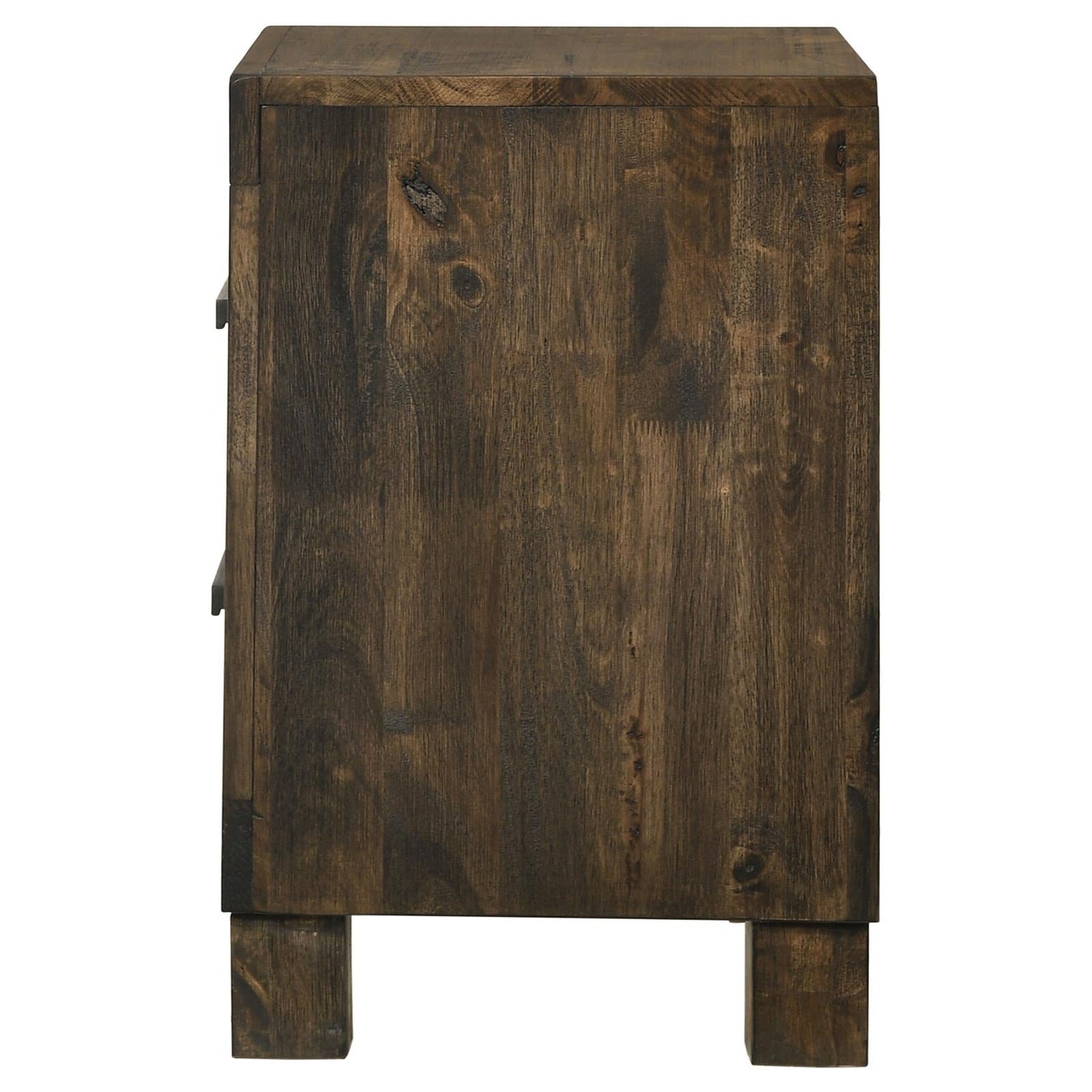 Woodmont 2-Drawer Nightstand Rustic Golden Brown - 222632 - Bien Home Furniture & Electronics