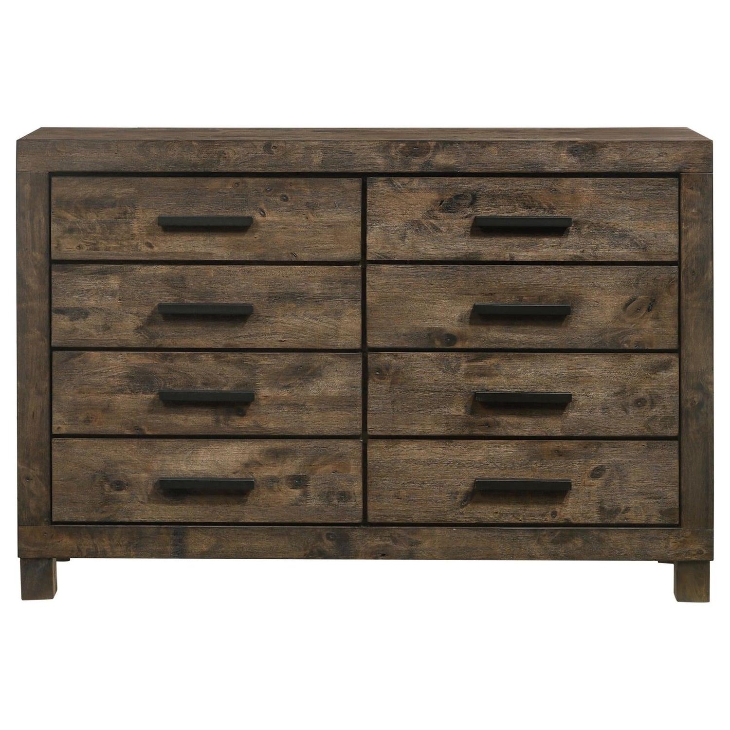 Woodmont Rustic Golden Brown 8-Drawer Dresser - 222633 - Bien Home Furniture & Electronics