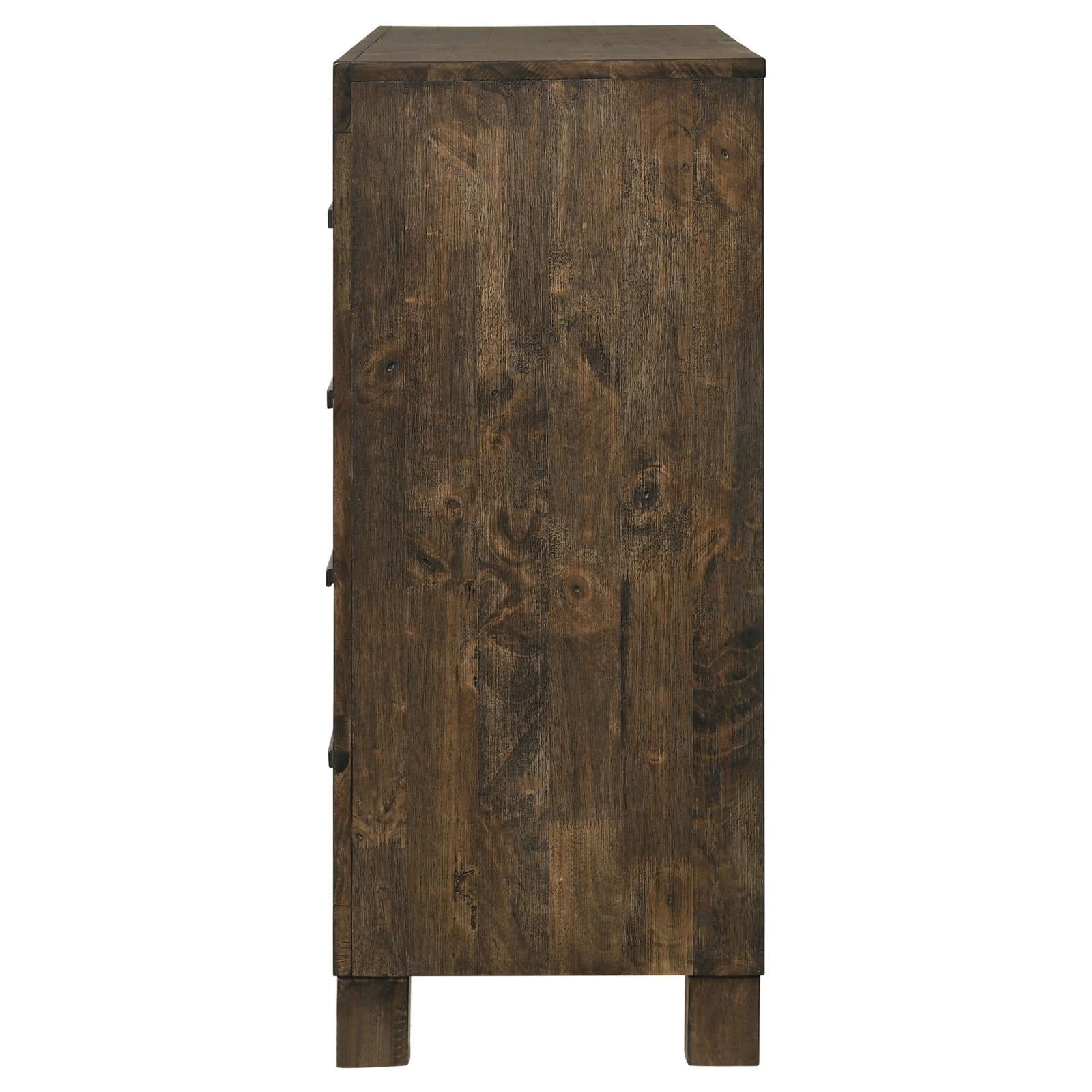 Woodmont Rustic Golden Brown 8-Drawer Dresser - 222633 - Bien Home Furniture & Electronics