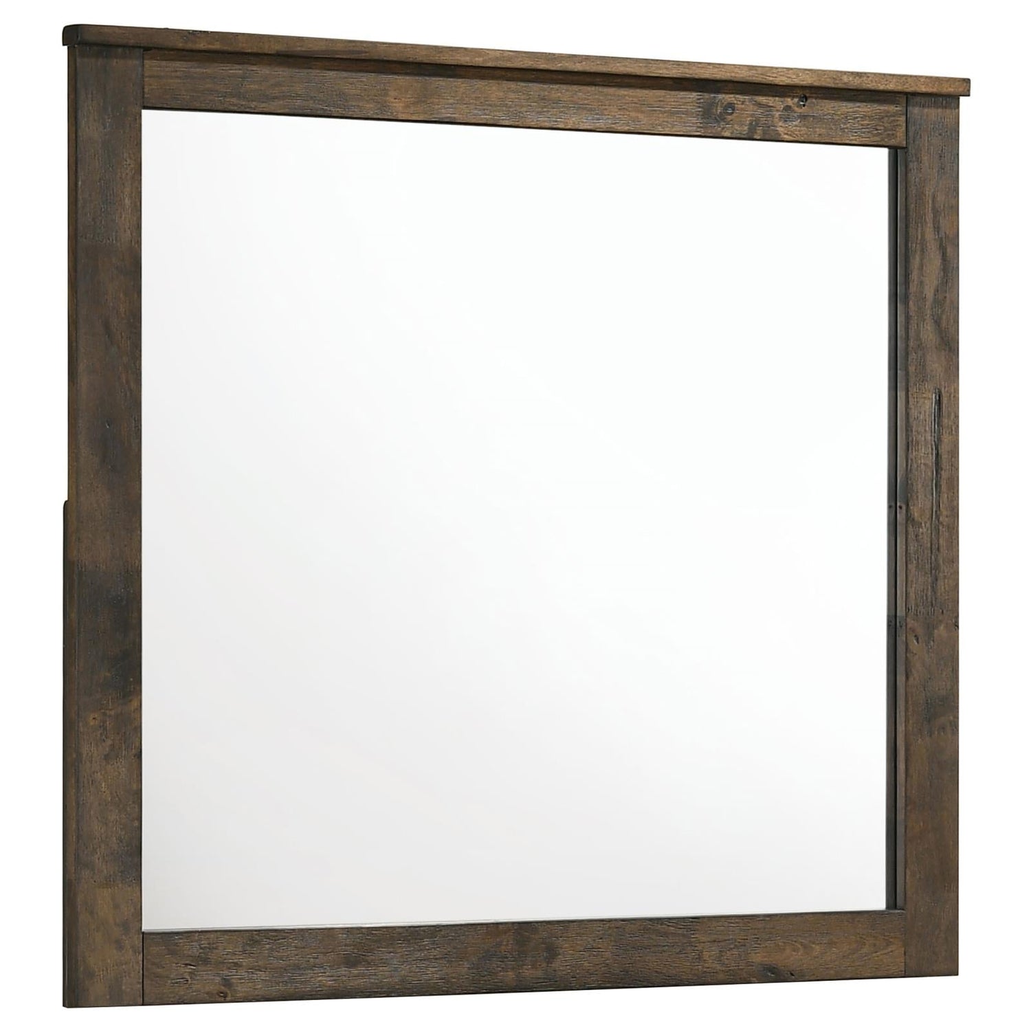 Woodmont Rustic Golden Brown Rectangle Mirror - 222634 - Bien Home Furniture & Electronics