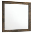 Woodmont Rustic Golden Brown Rectangle Mirror - 222634 - Bien Home Furniture & Electronics