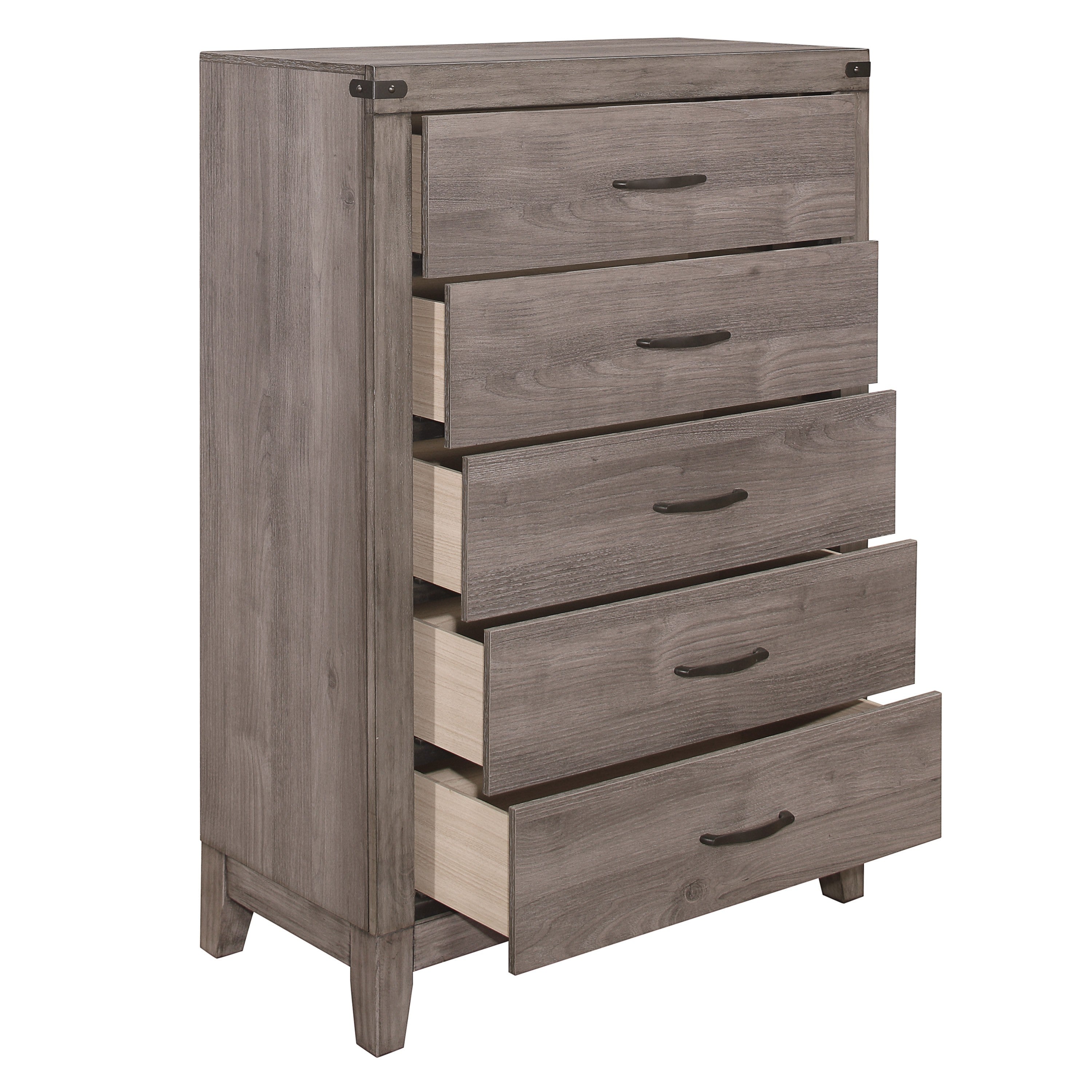 Woodrow Brownish Gray Chest - 2042-9 - Bien Home Furniture & Electronics