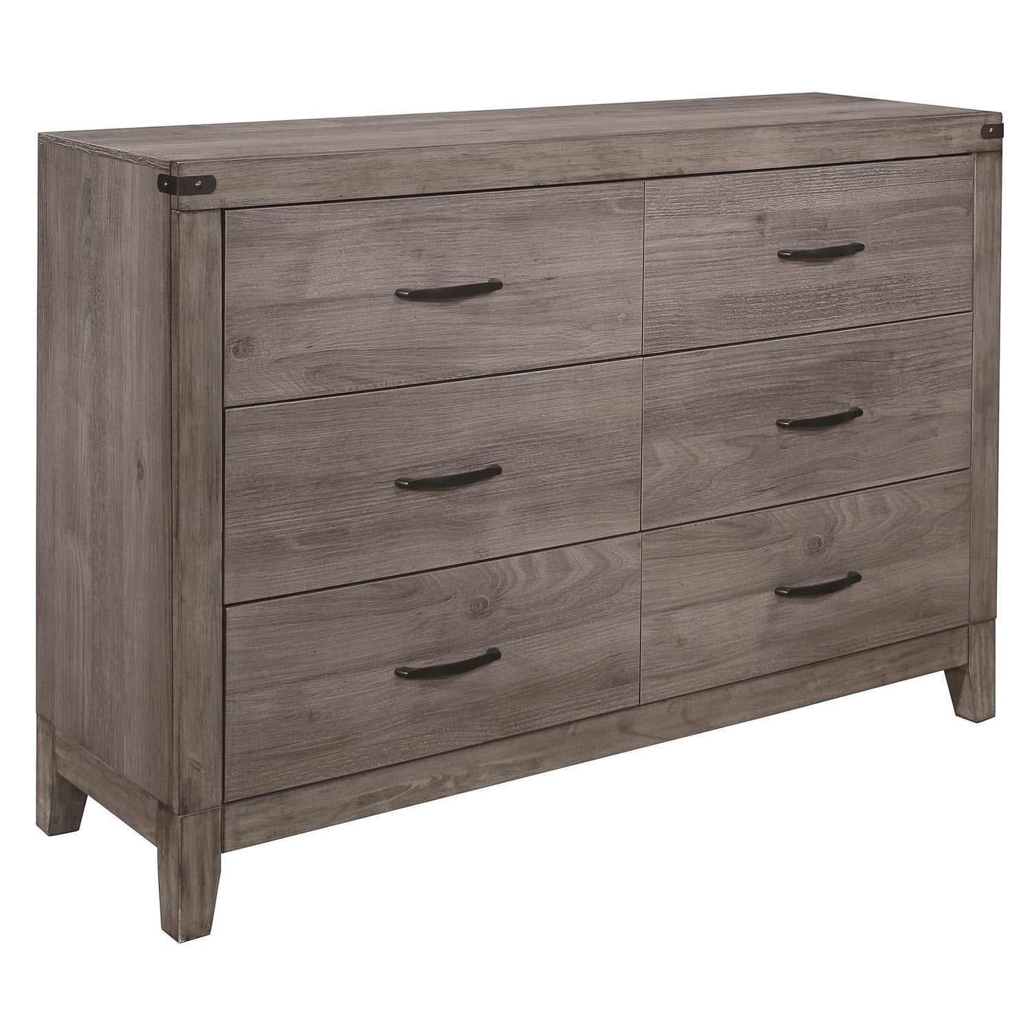 Woodrow Brownish Gray Dresser - 2042-5 - Bien Home Furniture & Electronics