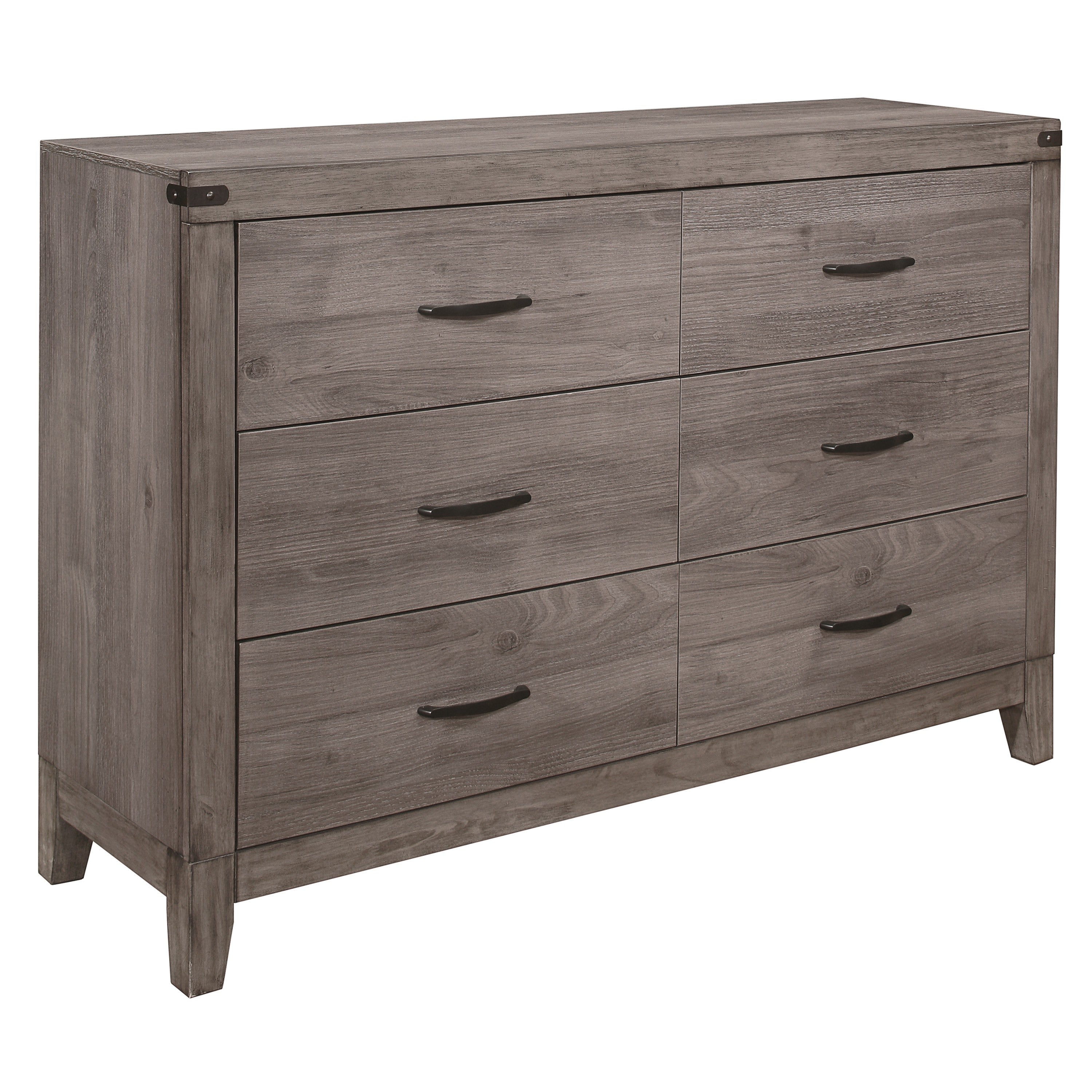 Woodrow Brownish Gray Dresser - 2042-5 - Bien Home Furniture & Electronics