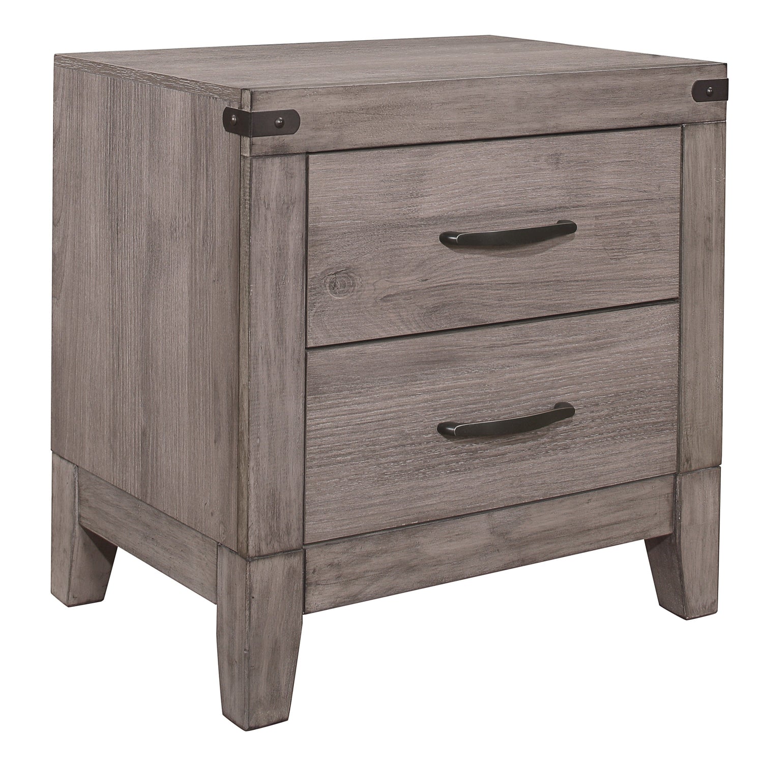 Woodrow Brownish Gray Nightstand - 2042-4 - Bien Home Furniture & Electronics