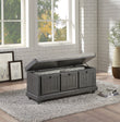 Woodwell Dark Gray Lift Top Storage Bench - 4586DG - Bien Home Furniture & Electronics