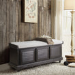 Woody Antique Black Lift Top Storage Bench - HM4769BK - Bien Home Furniture & Electronics