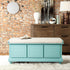 Woody Antique Teal Lift Top Storage Bench - HM4769TL - Bien Home Furniture & Electronics