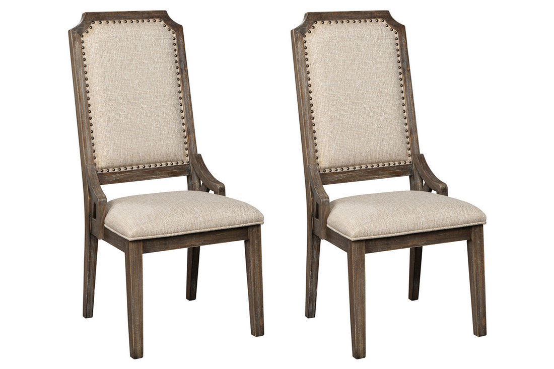 Wyndahl Rustic Brown Dining Chair, Set of 2 - D813-02 - Bien Home Furniture &amp; Electronics