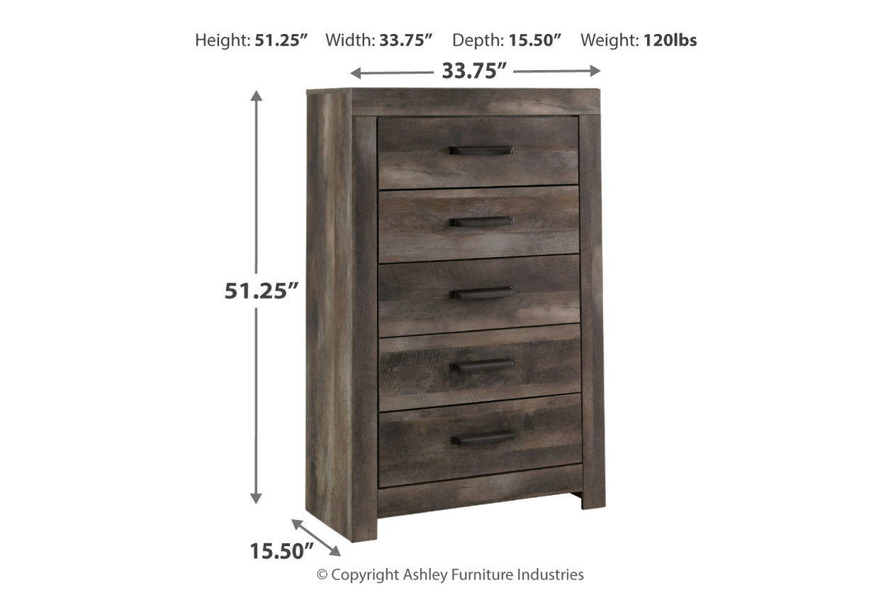 Wynnlow Gray Chest of Drawers - B440-46 - Bien Home Furniture & Electronics