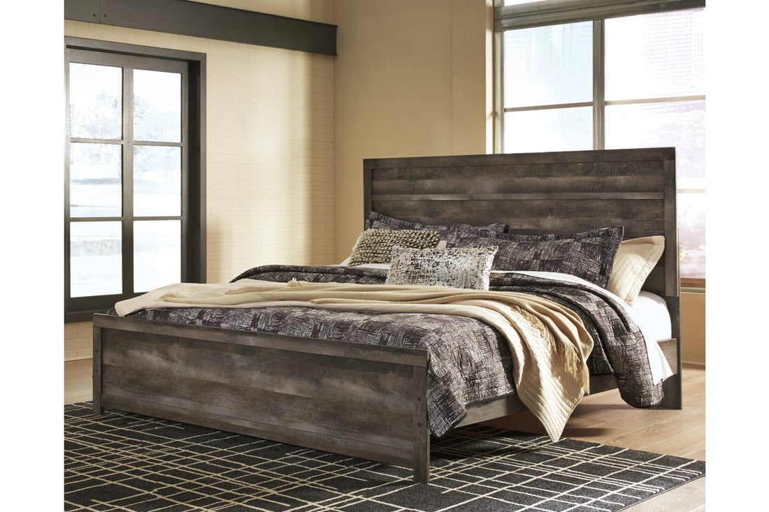 Wynnlow Gray King Panel Bed - SET | B440-72 | B440-97 - Bien Home Furniture &amp; Electronics