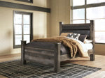 Wynnlow Gray Queen Poster Footboard - B440-64 - Bien Home Furniture & Electronics