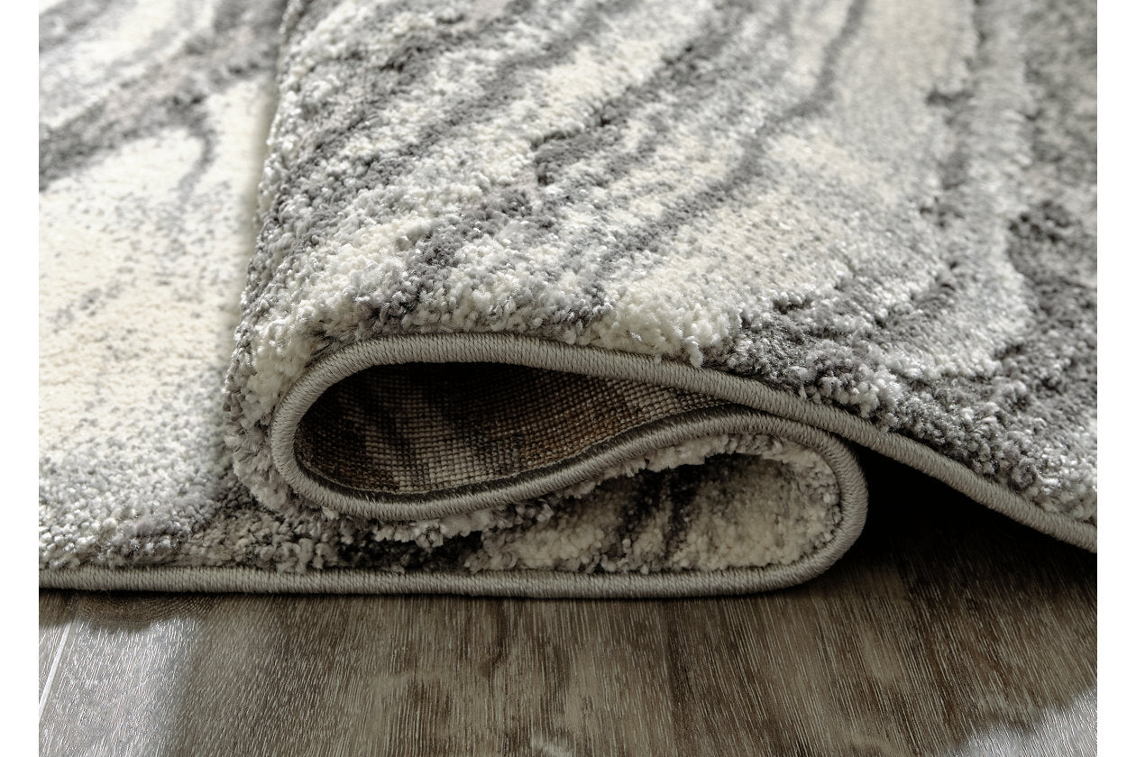 Wysdale Cream/Gray Large Rug - R404901 - Bien Home Furniture & Electronics