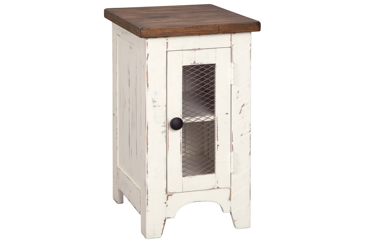 Wystfield White/Brown Chairside End Table - T459-7 - Bien Home Furniture & Electronics