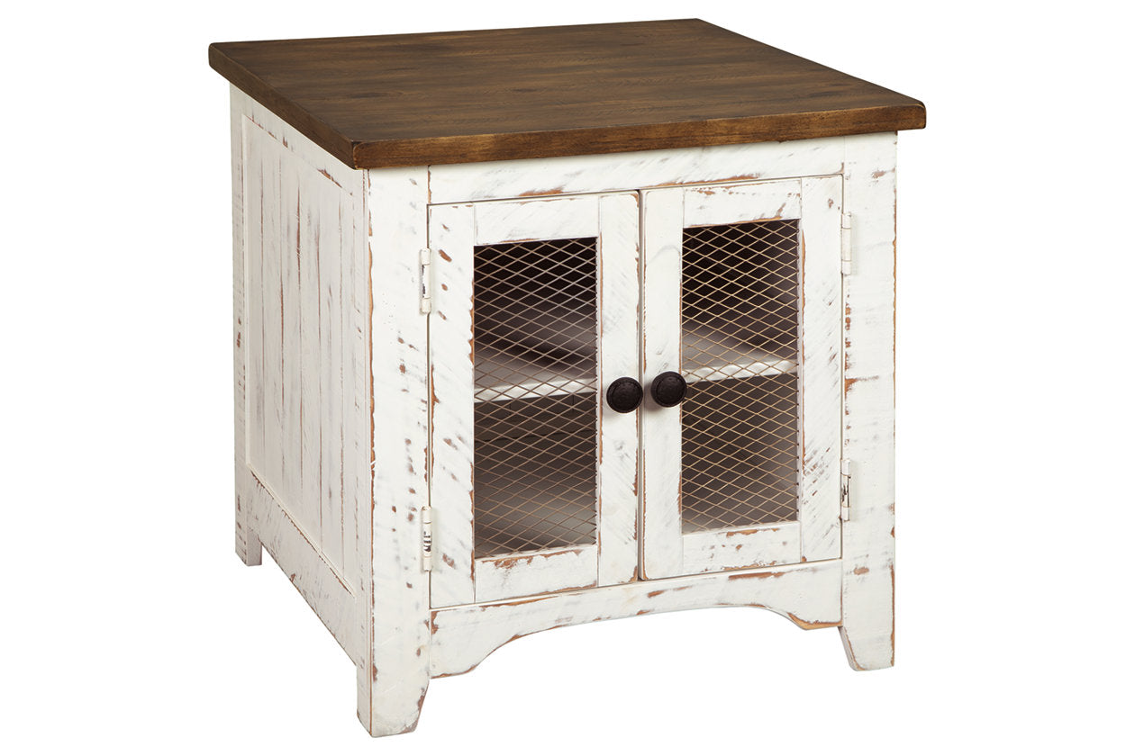 Wystfield White/Brown End Table - T459-3 - Bien Home Furniture & Electronics