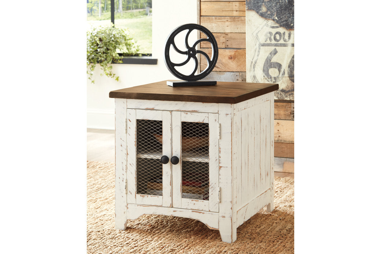 Wystfield White/Brown End Table - T459-3 - Bien Home Furniture & Electronics