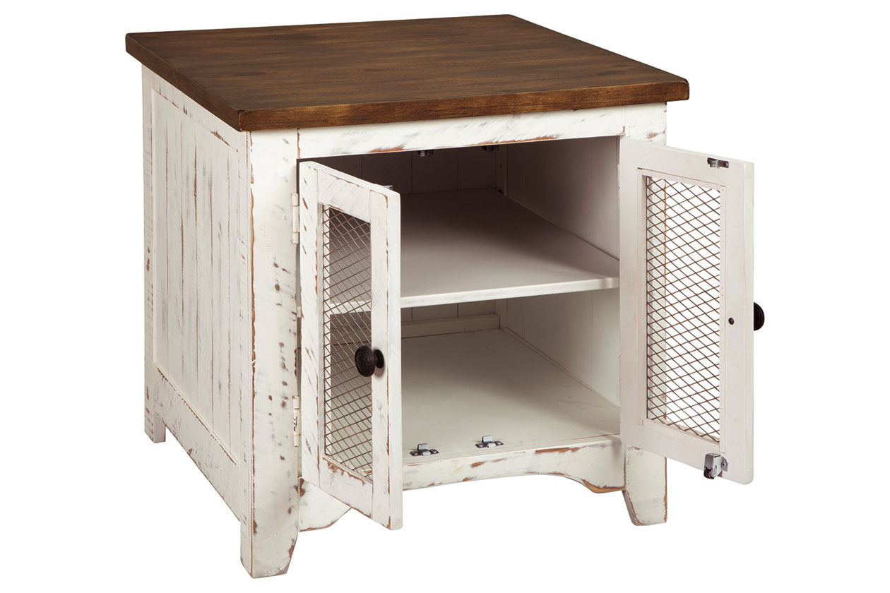 Wystfield White/Brown End Table - T459-3 - Bien Home Furniture & Electronics