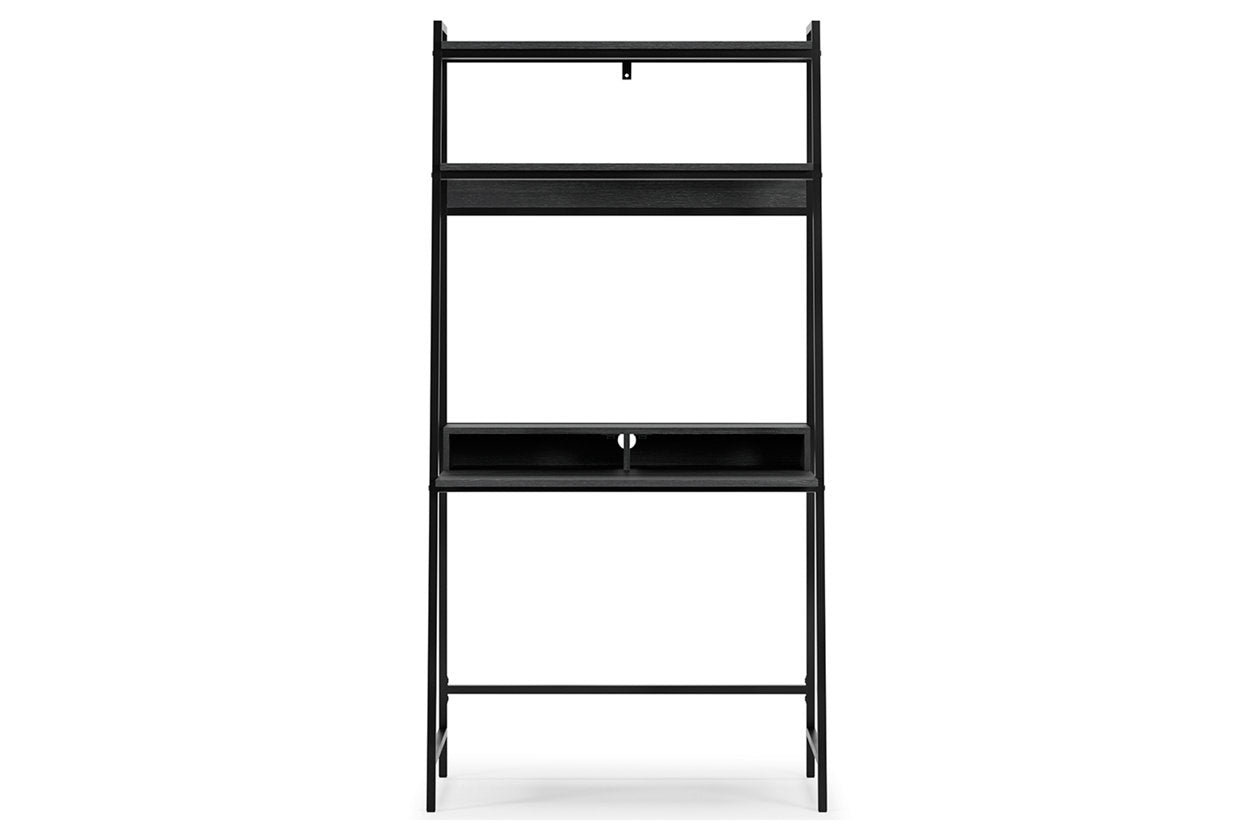 Yarlow Black 36" Home Office Desk with Shelf - H215-27 - Bien Home Furniture & Electronics