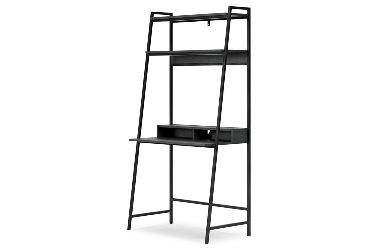 Yarlow Black 36" Home Office Desk with Shelf - H215-27 - Bien Home Furniture & Electronics
