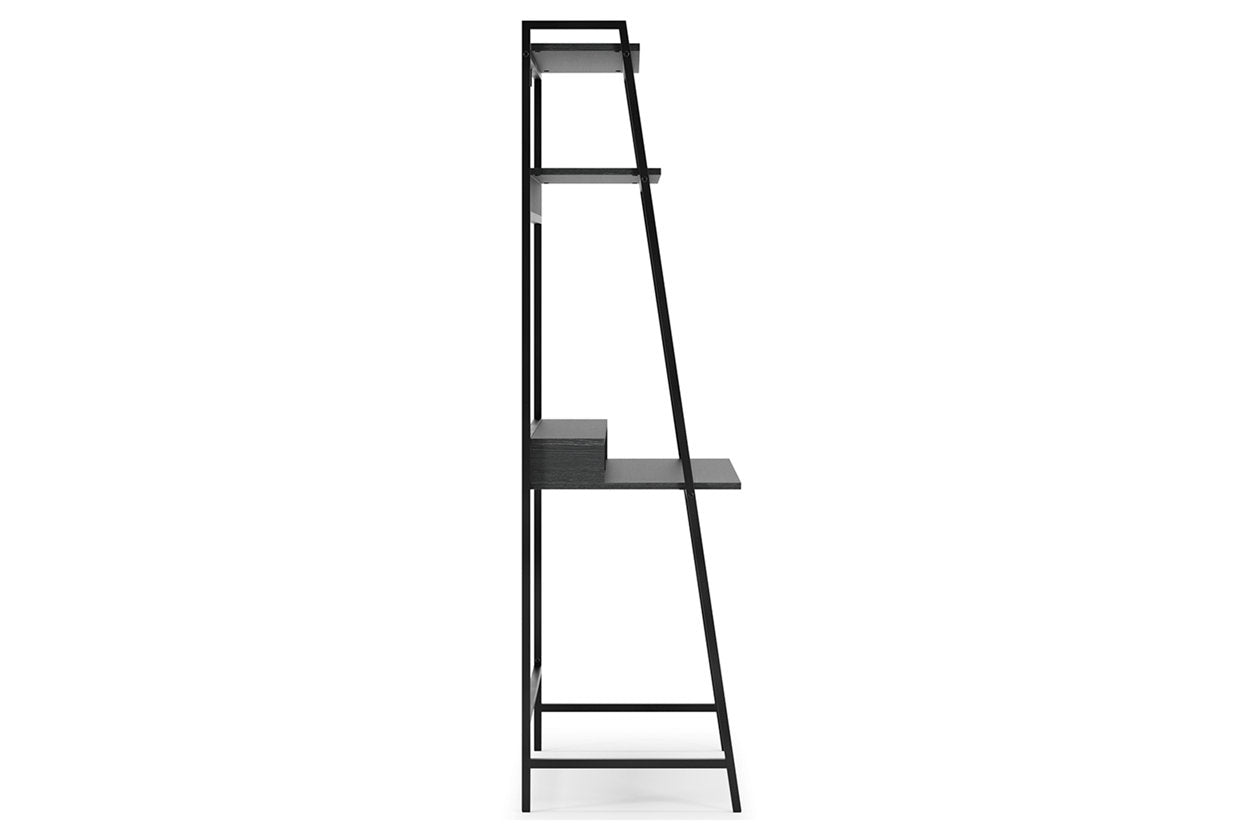 Yarlow Black 36" Home Office Desk with Shelf - H215-27 - Bien Home Furniture & Electronics