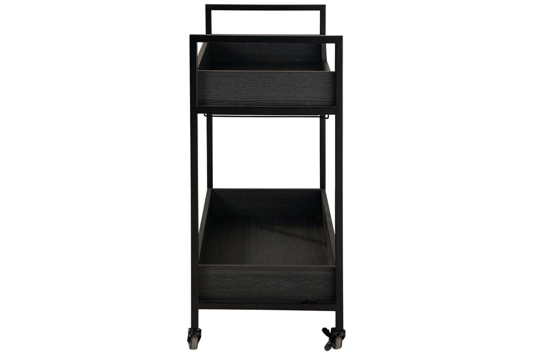 Yarlow Black/Gray Bar Cart - A4000392 - Bien Home Furniture &amp; Electronics