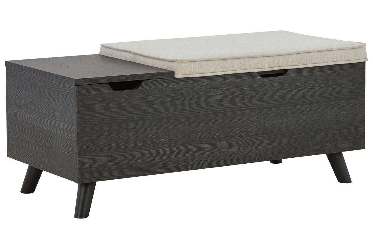 Yarlow Linen/Gray Storage Bench - A3000321 - Bien Home Furniture &amp; Electronics