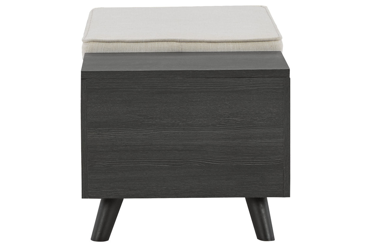 Yarlow Linen/Gray Storage Bench - A3000321 - Bien Home Furniture & Electronics