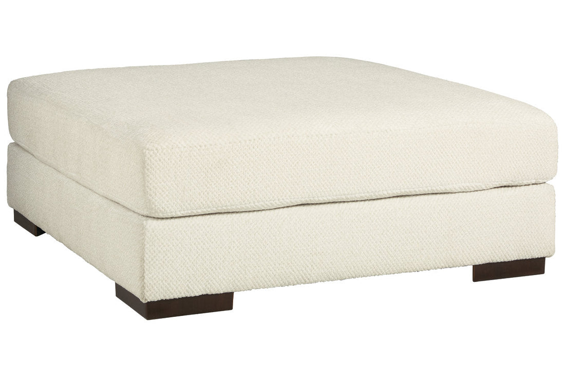 Zada Ivory Oversized Accent Ottoman - 5220408 - Bien Home Furniture &amp; Electronics